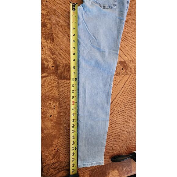 Madewell 10" High-Rise Skinny Jeans in Longton Wash W26 - Picture 5 of 7